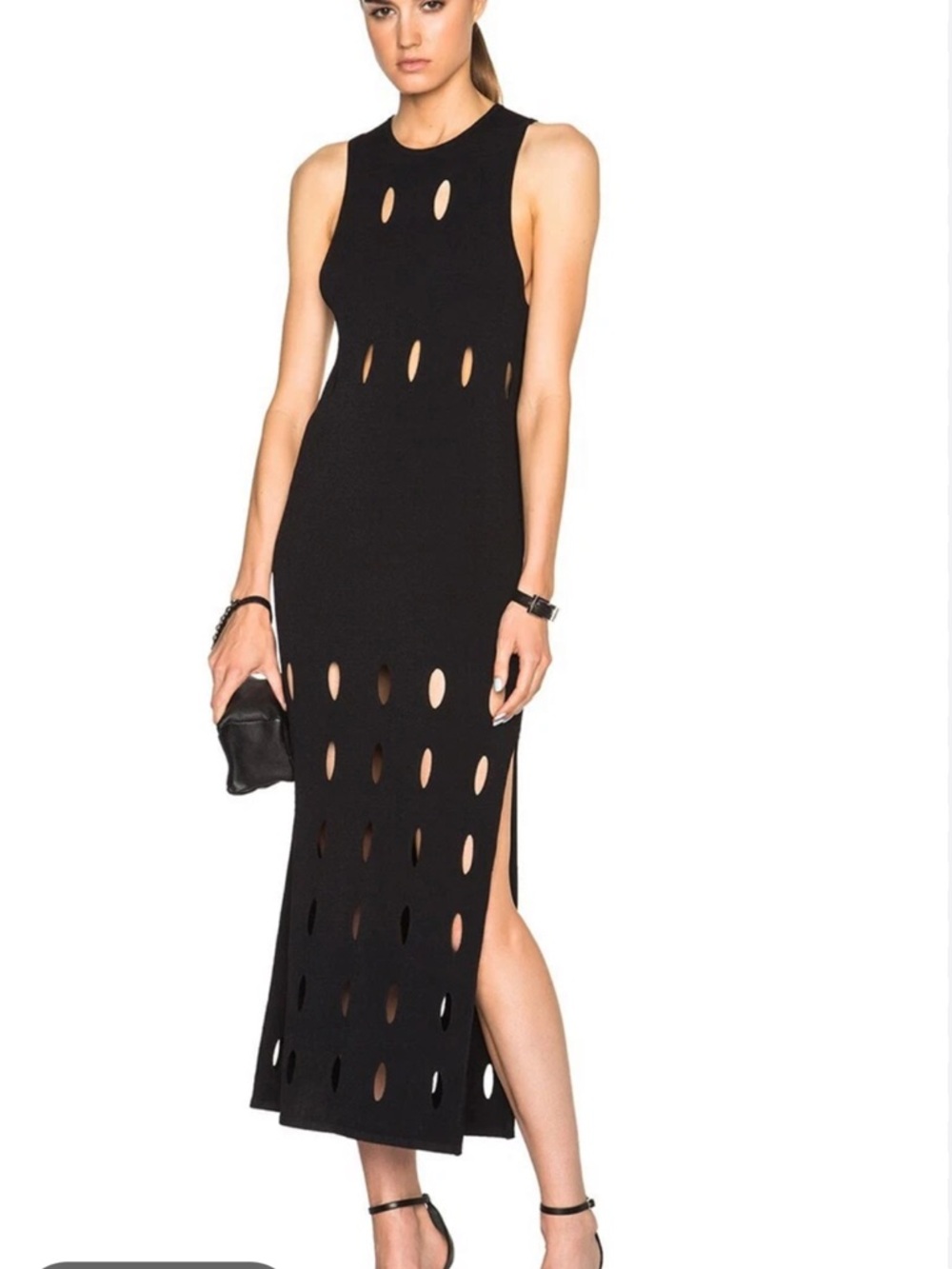 Rag & Bone Cutout Knit Maxi Dress
